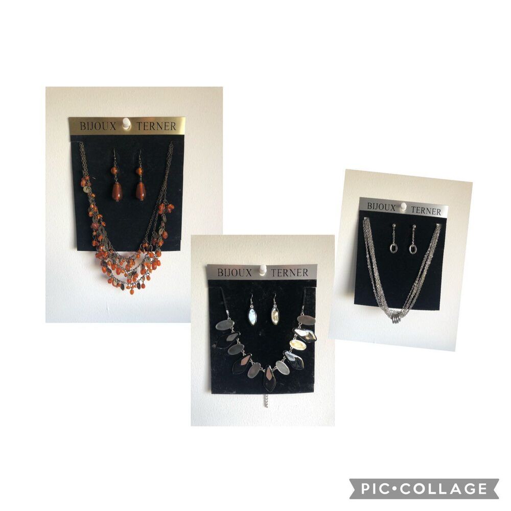 3 sets of Bijoux Terner Necklace and Earring Set